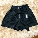 EXPRESS Super high waisted vegan leather short NWT Photo 1