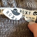 Roxy Womens XS Knit Pullover Hoodie Gray Long Sleeve Photo 2