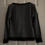 Banana Republic Women’s  Heritage Black Textured Pullover Sweatshirt Size S Small Photo 5