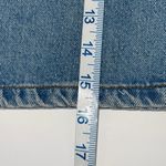 Topshop  Womens Jean Skirt Denim Straight Button Fly Pocket Blue‎ Size 4 NWT Photo 5