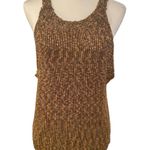 Marled XL Brown Knit Sleeveless Top Photo 0