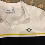 MINI Cooper Women's White and Black Polo Shirt Medium‎ Photo 2