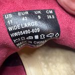 Hush Puppies  Cyra Catelyn Ankle Bootie Wine Shimmer Suede S-442 Sz 11 Wide Photo 5