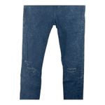 frame denim FRAME Le Skinny de Jeanne Black Acid Wash Ripped Jeans Raw Hem 26 Photo 8