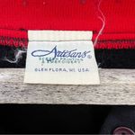 VTG Moody Winter Trees Woods Cardinal Christmas sweatshirt Cardigan READ L/XL Black Size L Photo 3