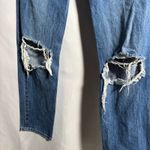Levi's Low Pro Straight Women's Jeans Size 26 Ripped Distressed Denim Grunge Photo 2