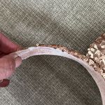 Disney Sequin Rose Gold  Minnie Mouse Ears Photo 4