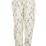 Rachel Zoe Cream & Multi-colored Casual Joggers Photo 0