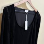Gentle Fawn NWT Ariana 1X Black Velvet Blouse Photo 6