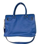 Michael Kors  Hamilton Leather Tote Purse Bag Heritage Blue Goldtone NWOT Photo 2