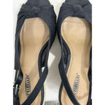 Seychelles Womans Willshire Wedge Black Fabric Peep Toe Cork Heel Sandal 8.5 M Photo 5