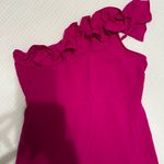 TCEC Pink One-Shoulder Ruffle Dress Photo 1