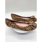 Laundry rose pink and brown animal printed flats with bow size 6M Pink Photo 1