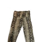 Love Streak  Snake Print Leggings Size L High Rise Stretch Pull-On Pants Photo 3