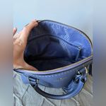 Kate Spade  McCall Street Carli Crossbody Handbag Navy Blue Pebbled Leather Photo 8