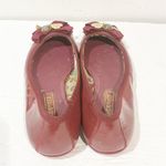 Coach  Size 7B Poppy Caper patent leather Ballet Flats Magenta Photo 4