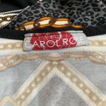 Carol Rose Y2K Black and White floral Patterned Blouse Photo 9