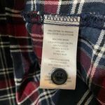 Beach Lunch Lounge Blue Plaid Button Down Shirt Womens S Flannel Casual Fall Photo 4
