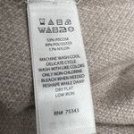 Christian Siriano Women's L/XL Taupe Cream Zip Front Fringe Poncho Cape Brown Photo 4