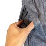 ZARA Washed Out Blue Lounge Cotton Blend Cuffed Trim Pants Women Sz XS Photo 4