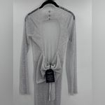 Santa Brands Sparkle Maxi Dress with Bow One Size White Size XS Photo 7