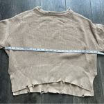 Pistola  Olga Distressed Pullover Sweater in Tan Size Small Photo 11