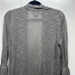 Alfani  Linen Cotton Sage Green Women's Bell Sleeve Open Front Cardigan Sz Medium Photo 6