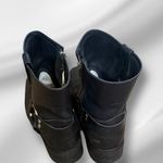 Element X Black‎ Leather Motorcycle Boots Black Size 7 Photo 2