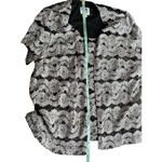 R & M Richards R&M Richards Women's Black & Silver Lace Jacket with Camisole Top Size 16 Photo 5
