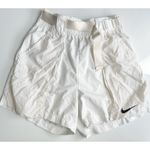 Nike  • White Women's Swoosh Woven Sport Shorts Photo 5