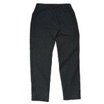Kate Spade  Black Cotton Blend Cropped Pants with Ivory Polka Dots Photo 7