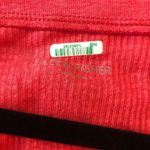 Eileen Fisher Womens Red Linen Loose Fit Hi Low Hem T-Shirt Top Size L Photo 2