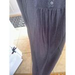 Free People Black Leo Henley Waffle Knit Photo 12