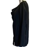 BLANK NYC NWT ‎ Moto Style Draped Black Jacket Sz S Photo 3