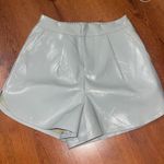 Leather Shorts Gray Size XS Photo 0