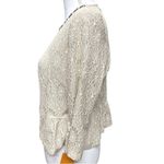 Ruby Rd Cream Lace Crochet Full Zip Cardigan Jacket Blazer‎ Size 10 NWT Feminine Photo 2