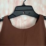 Girlfriend Collective  Cafe Brown Topanga Crop Top Sports Bra Photo 2