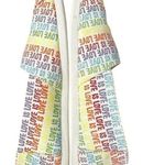 Toms Women's Alpargata Slip On Flats Rainbow Canvas Love is Love Pride 6.5 Photo 2