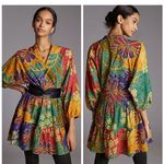 Anthropologie Floral Flowy Mini Dress, Size XS Photo 1