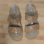 Vionic  Tan Camila Slide Sandals Cork Double Strap - Size 8 Photo 4