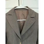 Vintage Sonia Fortuna Firenze Made in Italy Womens Brown Blazer With Gold Button Size 40 Photo 3