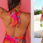 Show Me Your Mumu Halter Tie Dress Photo 1