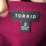 Torrid 3x plus size V-neck sweater with ruched sides Photo 4