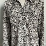 Joie  • Animal Print Women's Black and White Patterned Top Photo 2