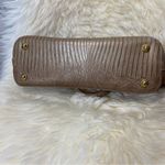 Brahmin MINI ASHER in CABANA VINEYARD Cream & Brown GENUINE LEATHER HANDBAG Photo 2