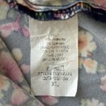 White Birch Navy Blue and Floral Tank Top Size XL Photo 7