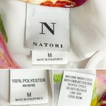 Natori South Pacific Floral Robe & Slip Nightgown Set Pink Orange Ivory Size S M Size M Photo 15