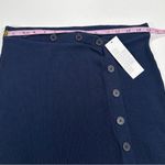 Urban Outfitters NWT Women's Size Medium Claira Side Button Mini Skirt Navy Blue Photo 8
