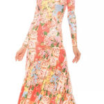 Alexia Admor  Colorful Long Sleeve Maxi Dress S Photo 0