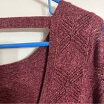 American Eagle Women’s Juniors  Knit 3/4 Sleeve Sweater Dress Size Small Burgundy Photo 2